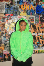 Load image into Gallery viewer, “Money Green” Zip Hoodie